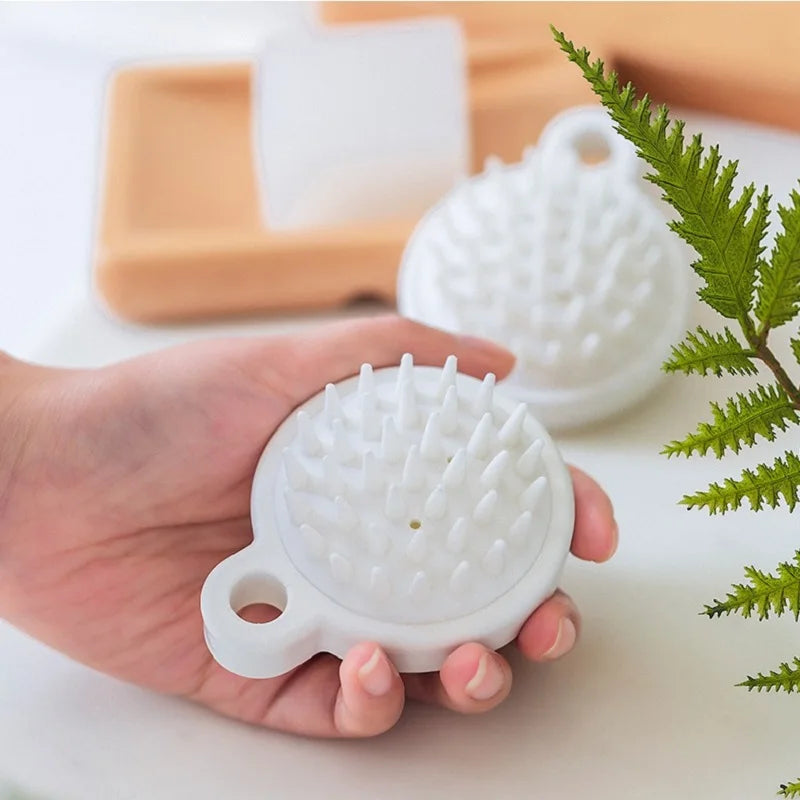Scalp Massager Hair Comb Shampoo Brush, Scrubber with Soft TPE Bristles, Exfoliator for Dandruff Removal,Wet Dry Hair Care