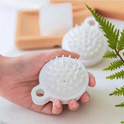 Scalp Massager Hair Comb Shampoo Brush, Scrubber with Soft TPE Bristles, Exfoliator for Dandruff Removal,Wet Dry Hair Care