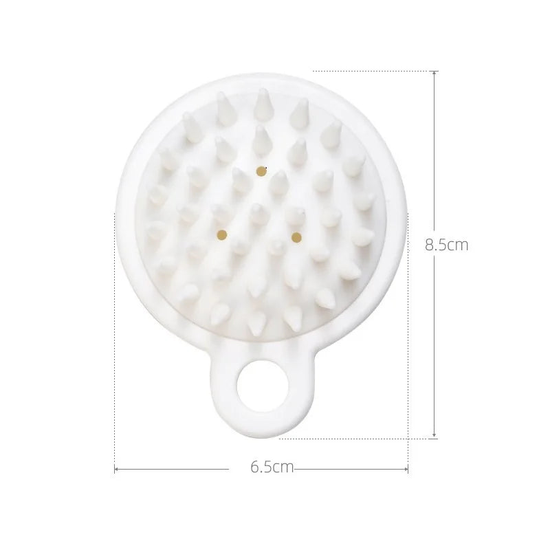 Scalp Massager Hair Comb Shampoo Brush, Scrubber with Soft TPE Bristles, Exfoliator for Dandruff Removal,Wet Dry Hair Care
