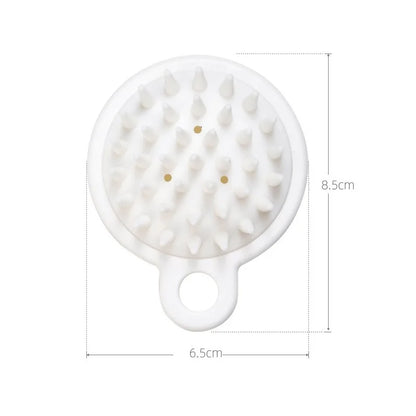 Scalp Massager Hair Comb Shampoo Brush, Scrubber with Soft TPE Bristles, Exfoliator for Dandruff Removal,Wet Dry Hair Care