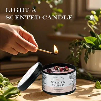 Creative Crystal Aromatherapy Candle 6OZ - Long-Lasting Scented Decor, Unique Gift for Women, Elegant Home Fragrance