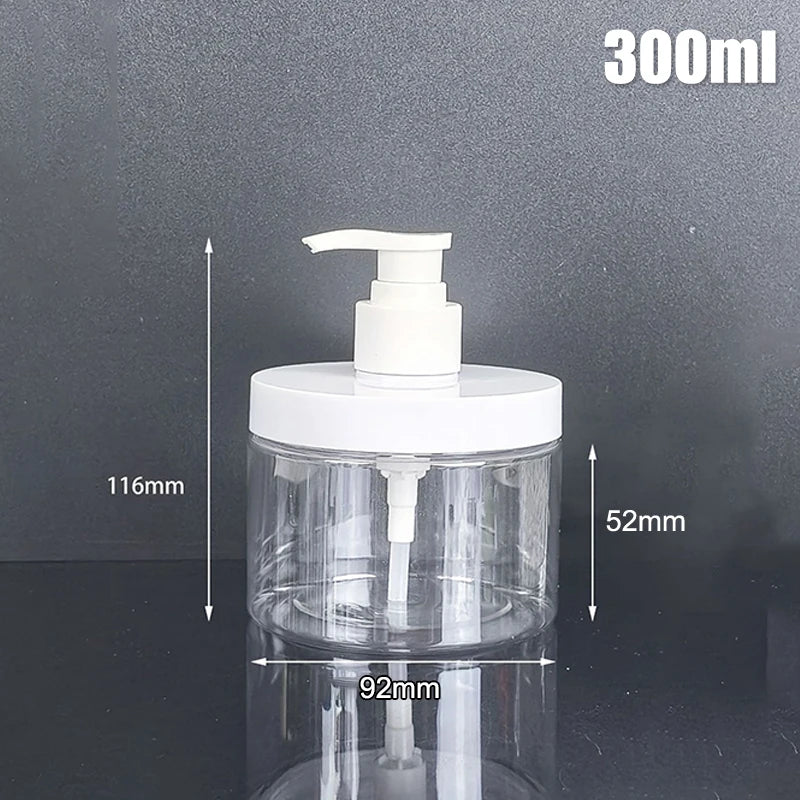 100-800ml Soap Dispenser Bottle Shampoo Shower Gel Bottle Refilable Wide Mouth Lotion Hand Sanitizer Bottle Bathroom Container
