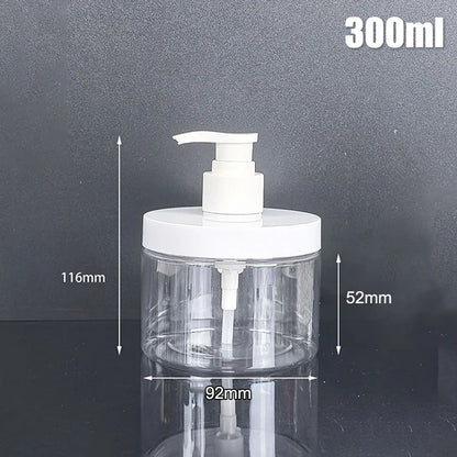 100-800ml Soap Dispenser Bottle Shampoo Shower Gel Bottle Refilable Wide Mouth Lotion Hand Sanitizer Bottle Bathroom Container