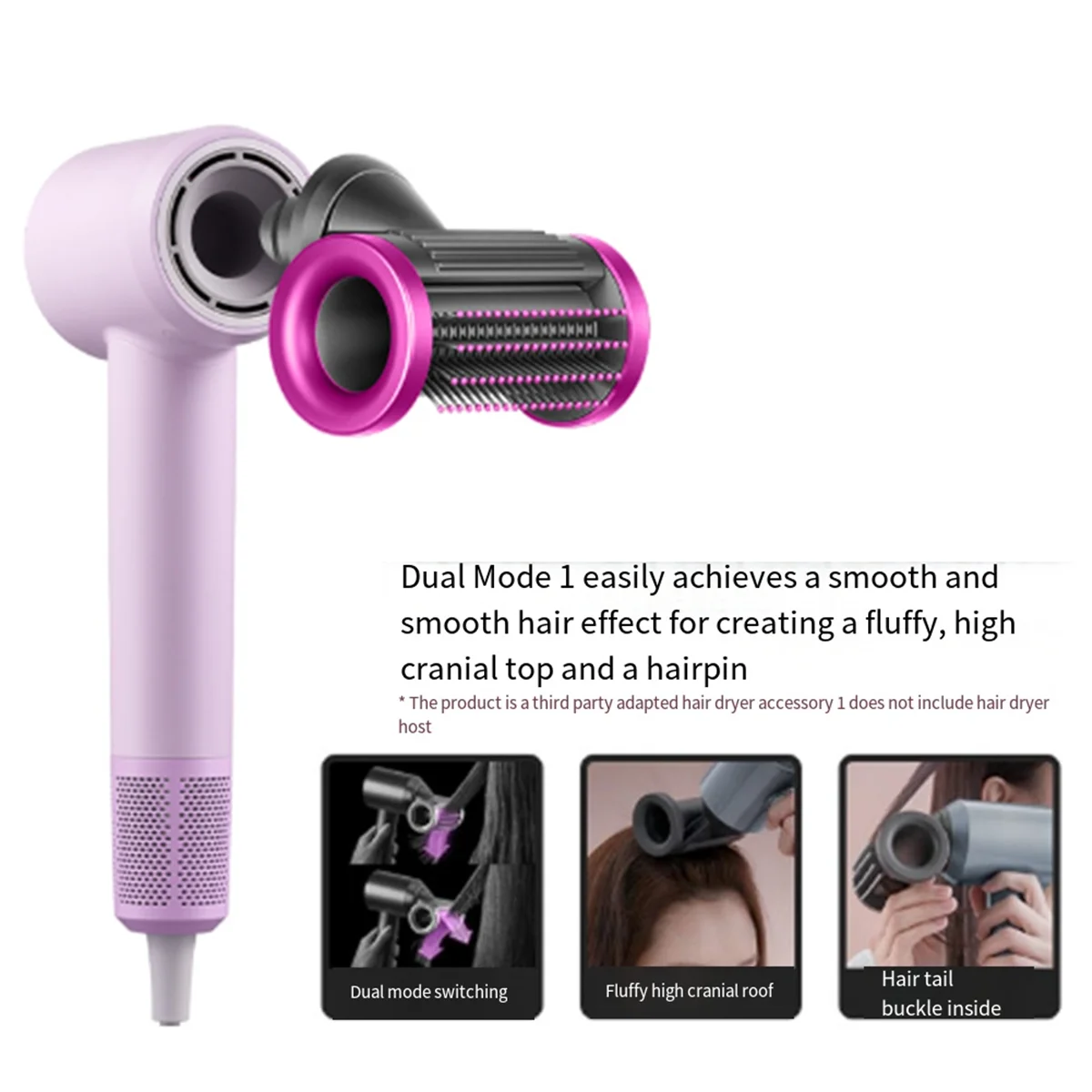 AA91 For Laifen Hair Dryer Wind Hood Accessories LF03/SE Anti Warping Anti Flying Styling Curling Air Nozzle Accessories C