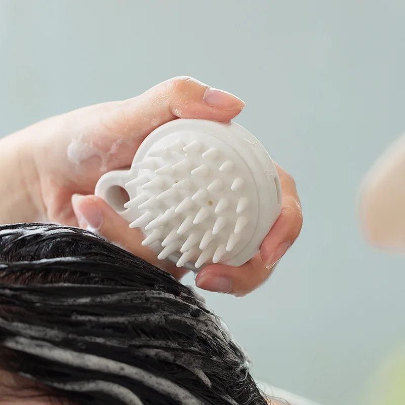 Scalp Massager Hair Comb Shampoo Brush, Scrubber with Soft TPE Bristles, Exfoliator for Dandruff Removal,Wet Dry Hair Care