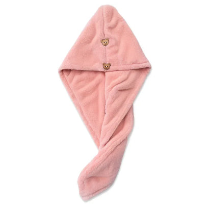 Dry Hair Hat Woman Absorbent Quick Dry Wipe Hair Towel Long Hair Cute Shower Cap Bathroom Accessories Quick Dry Towel