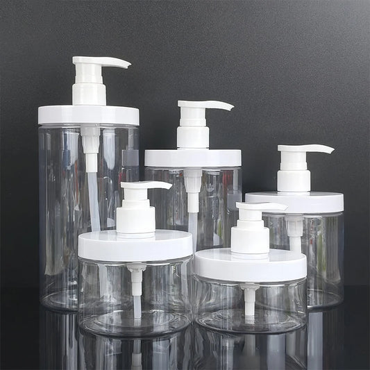 100-800ml Soap Dispenser Bottle Shampoo Shower Gel Bottle Refilable Wide Mouth Lotion Hand Sanitizer Bottle Bathroom Container