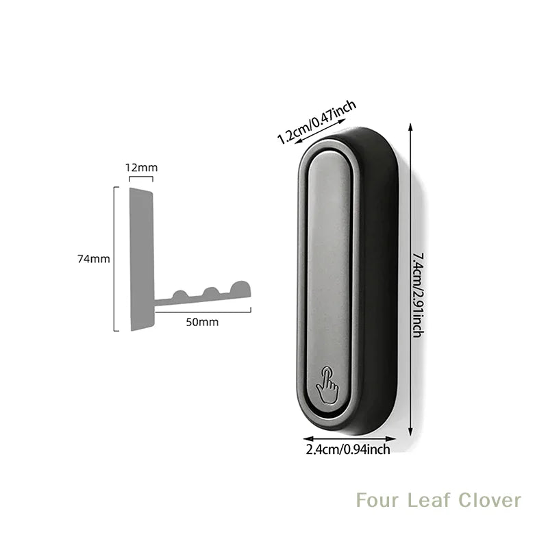 2pcs Foldable Wall Hangings, Metal Foldable Hook Wall Hangings For Bathroom, Kitchen, Bedroom - Space Saving, For Towels, Coats