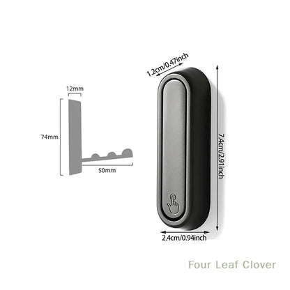 2pcs Foldable Wall Hangings, Metal Foldable Hook Wall Hangings For Bathroom, Kitchen, Bedroom - Space Saving, For Towels, Coats