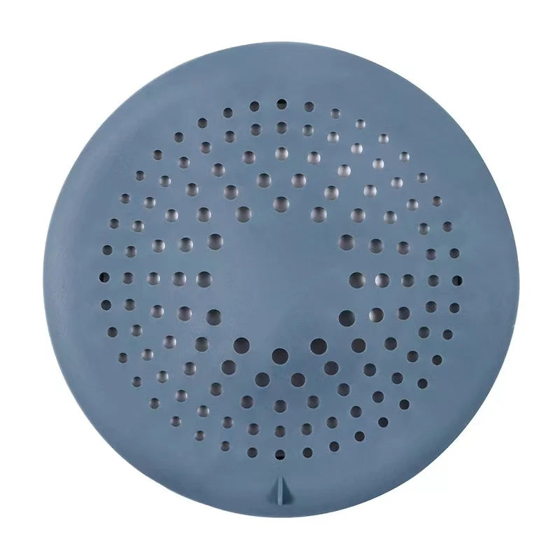 Shower Drain Hair Catcher,Drain Cover Bathroom Tub with Suction Cup 5.9 Inches Silicone Sink Strainer Suit for Bathtub, Kitchen