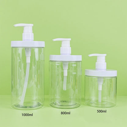 100-800ml Soap Dispenser Bottle Shampoo Shower Gel Bottle Refilable Wide Mouth Lotion Hand Sanitizer Bottle Bathroom Container