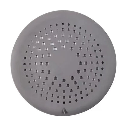 Shower Drain Hair Catcher,Drain Cover Bathroom Tub with Suction Cup 5.9 Inches Silicone Sink Strainer Suit for Bathtub, Kitchen