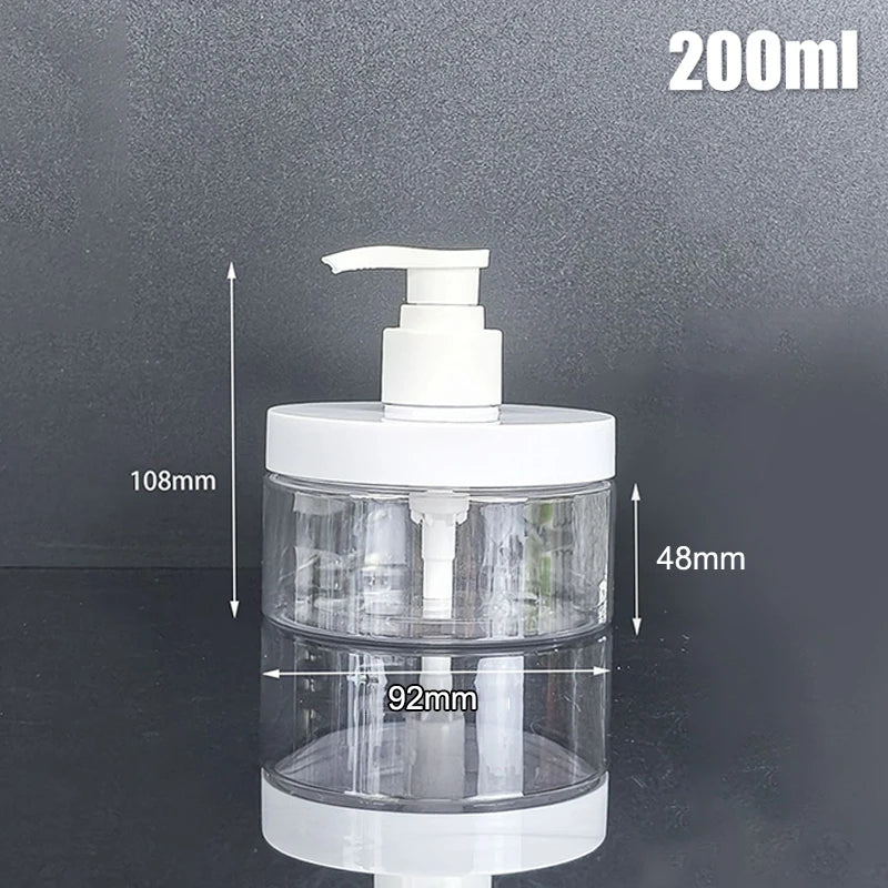 100-800ml Soap Dispenser Bottle Shampoo Shower Gel Bottle Refilable Wide Mouth Lotion Hand Sanitizer Bottle Bathroom Container